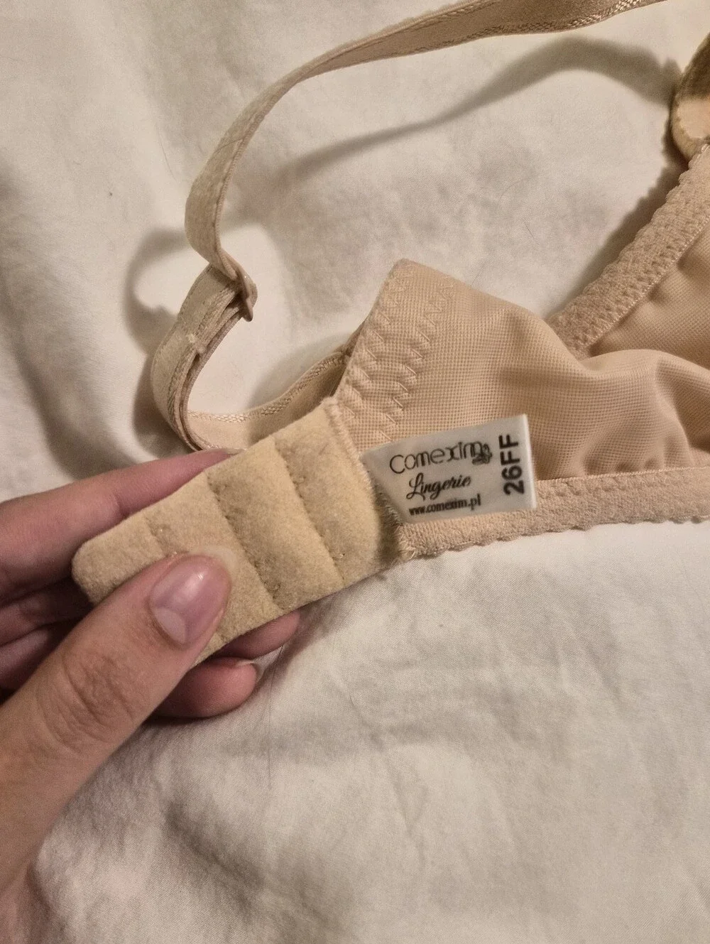 Comexim Beige Padded Plunge Bra [26FF]